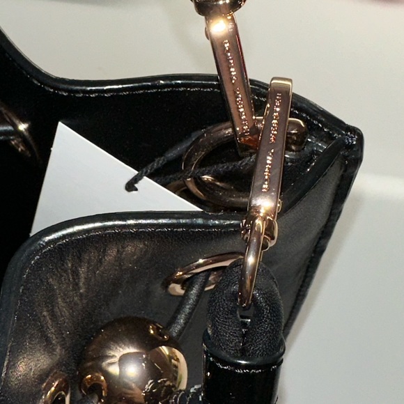 SOPHIA WEBSTER *Romy* black leather large classic bucket satchel bag purse sac - Picture 10 of 15